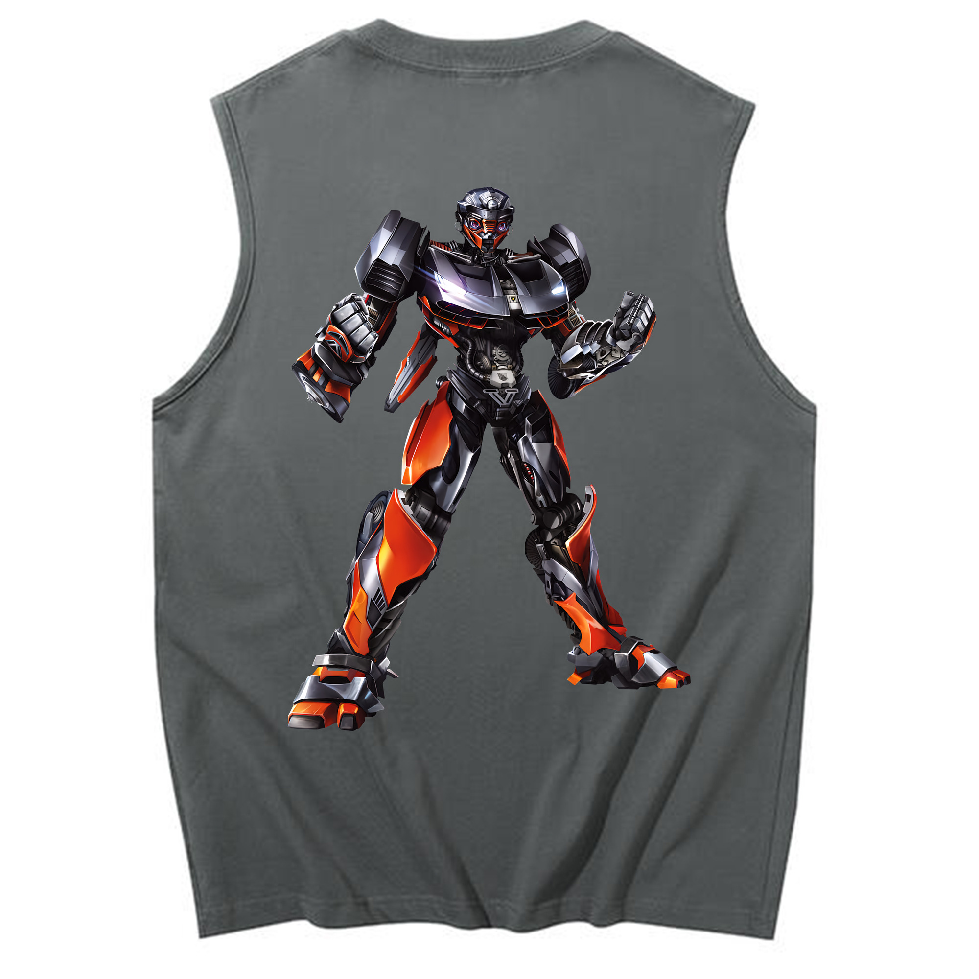 （画像用） Transformers トランスフォーマー コットン100％タンクトップ（背面プリント）